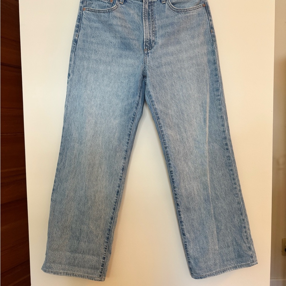 Denim Forum Light Blue Relaxed Womens Jeans